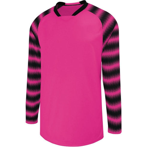 Russell Athletic Youth Prism Goalkeeper Jersey (324361), Color 'Raspberry/Black'